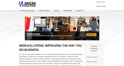 Desktop Screenshot of mgmsolutions.net